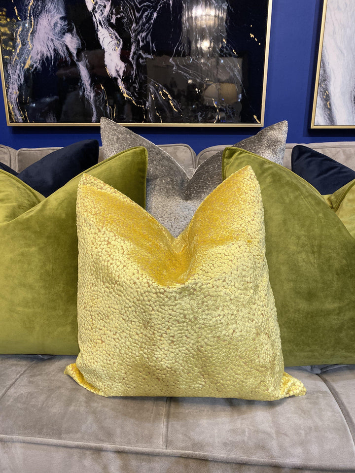 Bingham Mustard Large Cushion