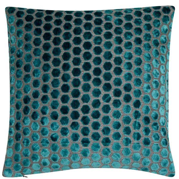 Gia Teal Large Cushion