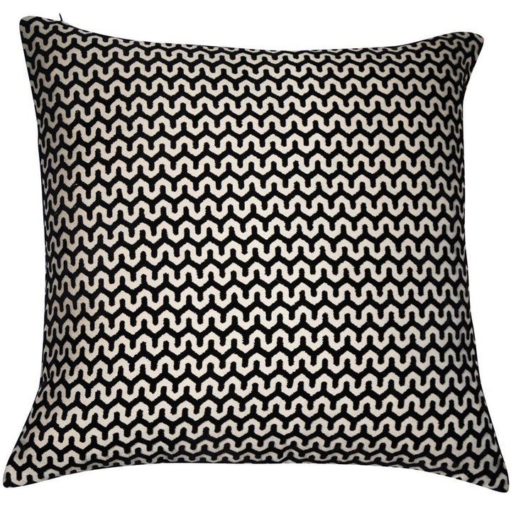 Luna Black Large Cushion