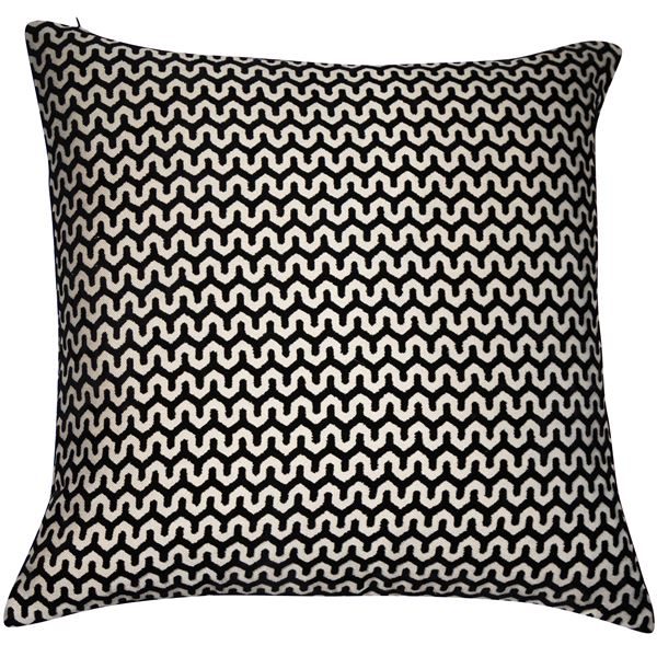 Luna Black Small Cushion