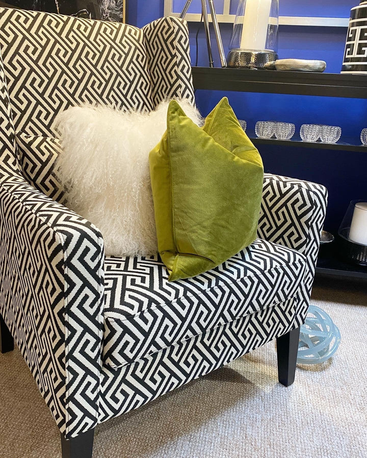 Luxe Acid Green Small Cushion