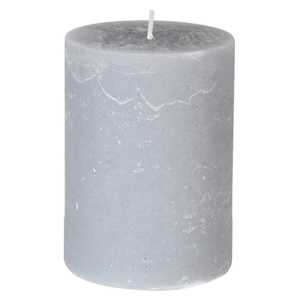 Magenta & Gardenia Grey Pillar Candle