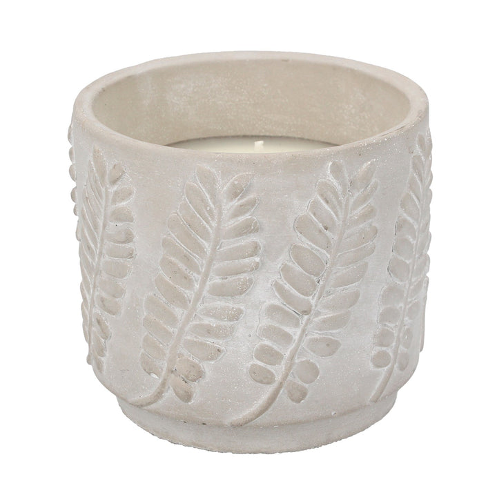 Small Leaf Design Citronella Candle