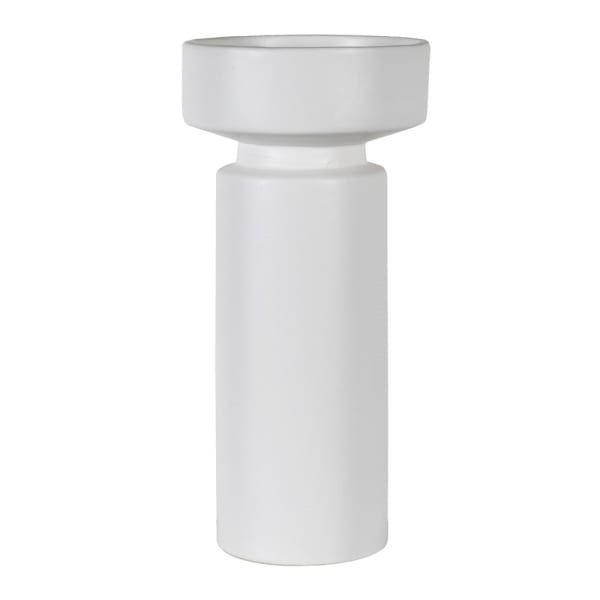 White Alessia Candleholder