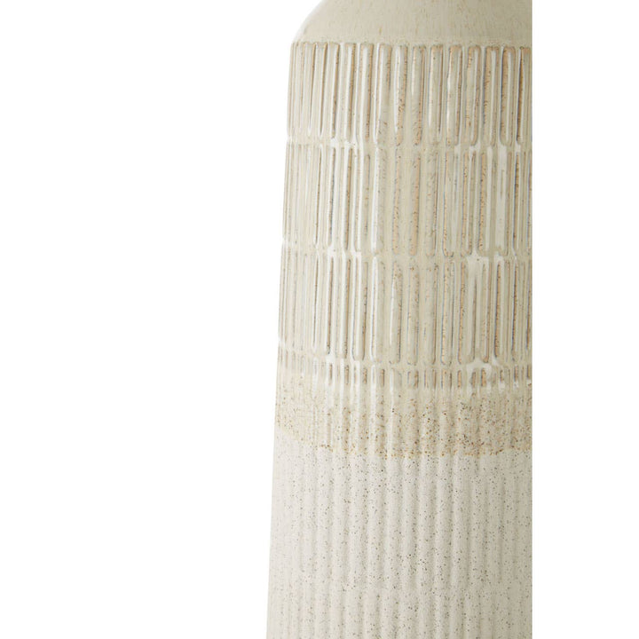 White Stoneware Vase