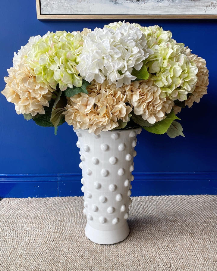 Antique Cream Hydrangea Stem