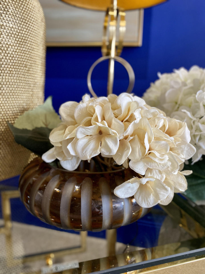 Antique Cream Hydrangea Stem