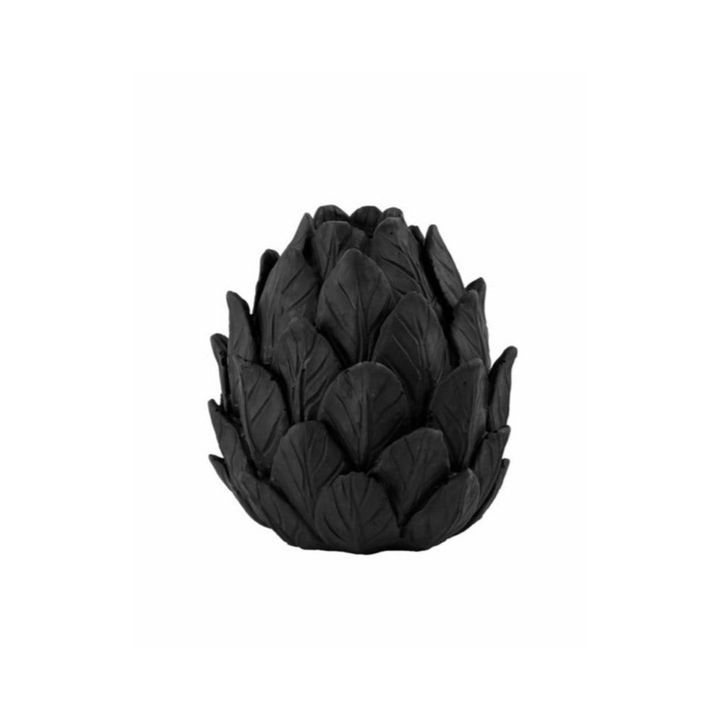 Black Artichoke Candle Holder