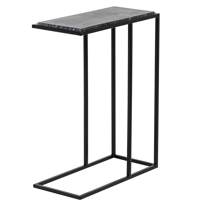 Black Marble Sofa Table