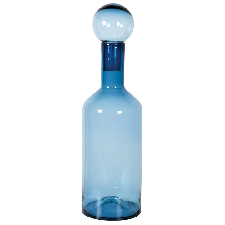 Blue Glass Bottle (Tall)