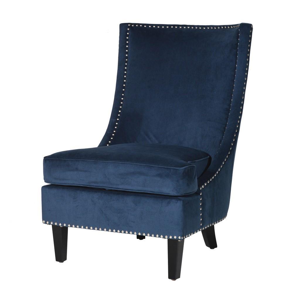 Royal blue occasional deals chair