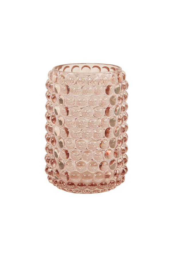 Pink Dot Candle Holder