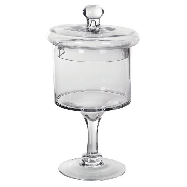 Short Glass Jar with Lid