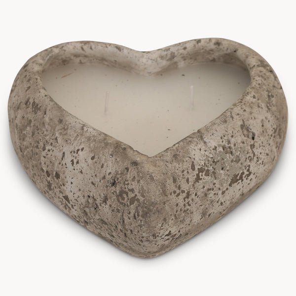 Stone Heart Candle