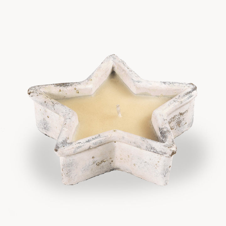 Stone Star Candle