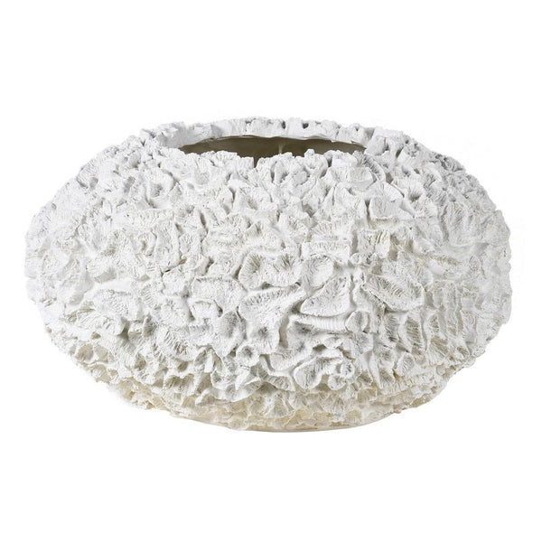 White Textured Vase