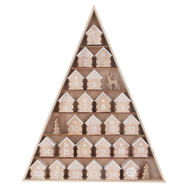 Wooden Houses Advent Calendar